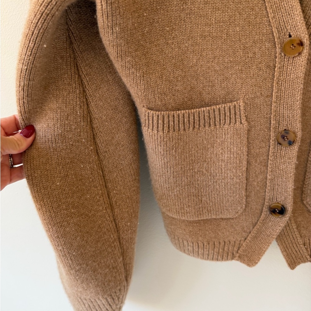 KHAITE Scarlet Camel Cardigan Sweater - Picture 4 of 7